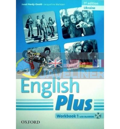 English Plus 1 Workbook for Ukraine + MultiRom (First Edition) 9780194749923