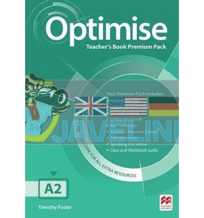 Optimise A2 Teachers Book Premium Pack книга вчителя 9780230488335