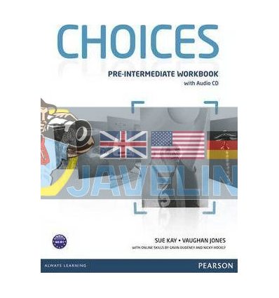 Choices Pre-Intermediate Workbook with Audio CD (рабочая тетрадь) 9781408296196