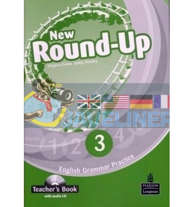 Round-Up 3 New Teacher’s Book with Audio CD книга вчителя 9781408234969