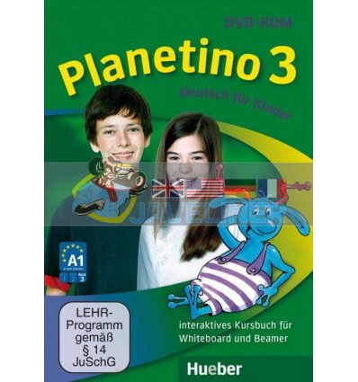 Planetino 3 Interaktives Kursbuch fUr Whiteboard und Beamer DVD-ROM 9783196115796