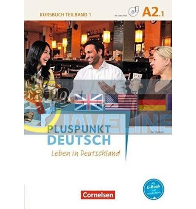 Pluspunkt Deutsch A2.1 Kursbuch mit Video-DVD 9783061205737