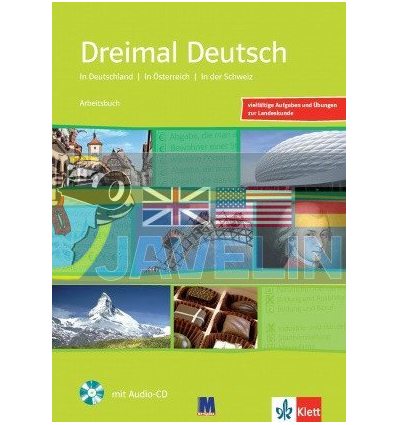 Dreimal Deutsch. Arbeitsbuch + Audio-CD. A2 / B1 9786177074822