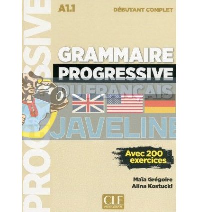 Grammaire Progressive du Francais Debutant Complet Livre avec CD audio et Livre-web 9782090382075