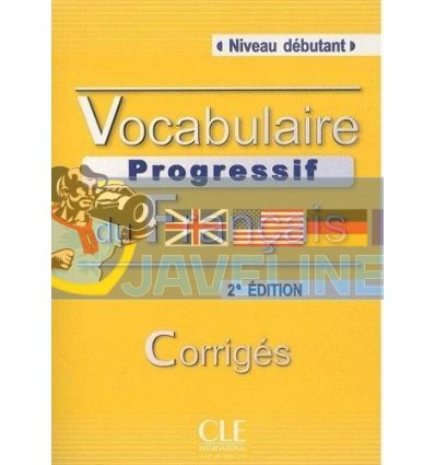 Vocabulaire Progressif du Francais Debutant Corriges 9782090381276