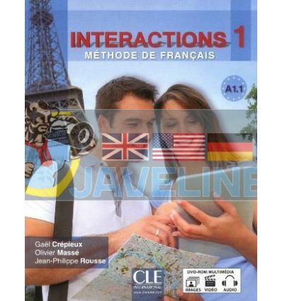 Interactions 1 Livre + Cahier d'exercices + DVD-ROM 9782090386998