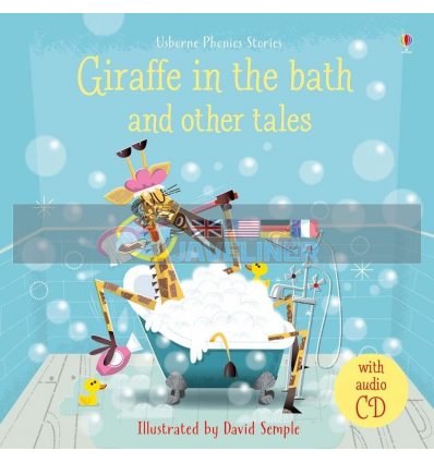 Giraffe in the Bath and Other Tales with Audio CD David Semple Usborne 9781474950527