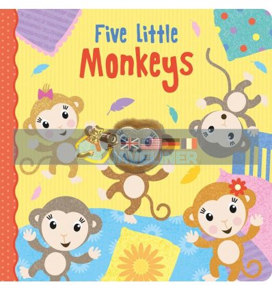 Finger Puppet Books: Five Little Monkeys Carrie Hennon Imagine That 9781789581584