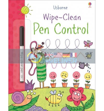 Wipe-Clean Pen Control Hannah Wood Usborne 9781409582601