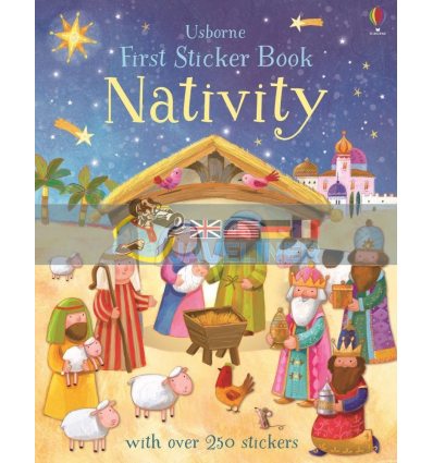 First Sticker Book: Nativity Ag Jatkowska Usborne 9781474919074