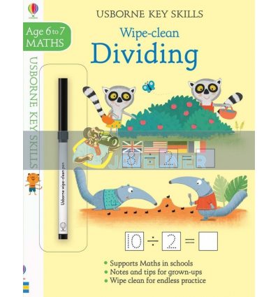 Wipe-Clean Dividing (Age 6 to 7) Holly Bathie Usborne 9781474937238
