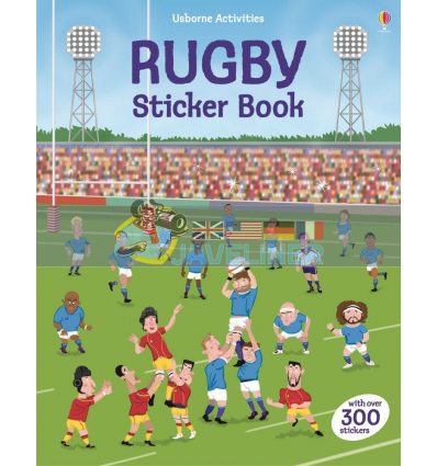 Rugby Sticker Book Jonathan Melmoth Usborne 9781409595106