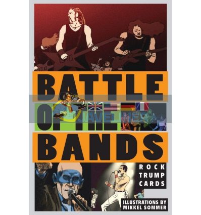 Карточная игра Battle of the Bands Rock Trump Cards 9781856699877 Laurence King