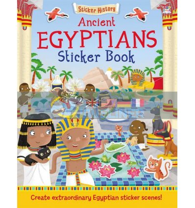 Ancient Egyptians Sticker Book Ed Myer Top That 9781784453107