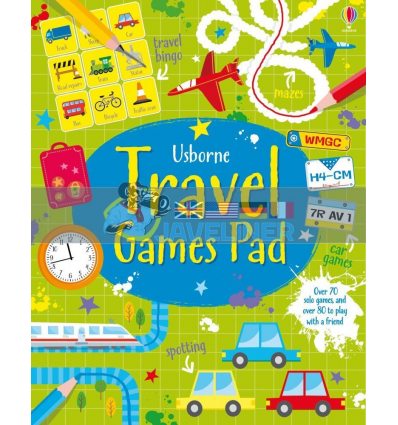 Travel Games Pad Sam Smith Usborne 9781409581390