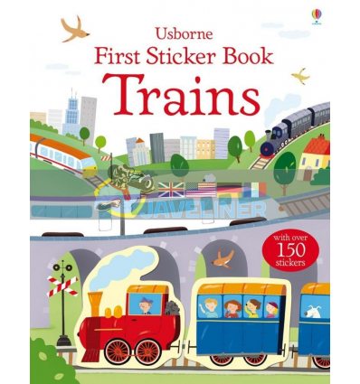 First Sticker Book: Trains Annalisa Sanmartino Usborne 9781409551553