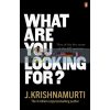 What are You Looking for? J. Krishnamurti 9781846046810