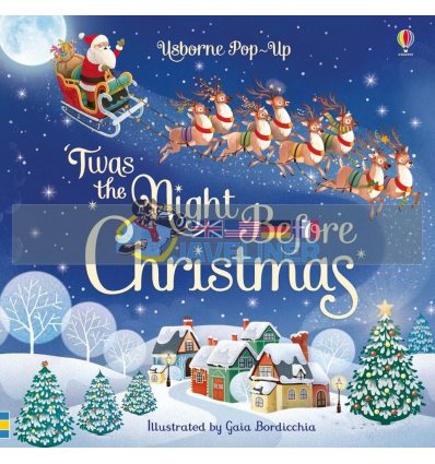 Usborne Pop-up 'Twas the Night Before Christmas Clement C. Moore Usborne 9781474952866