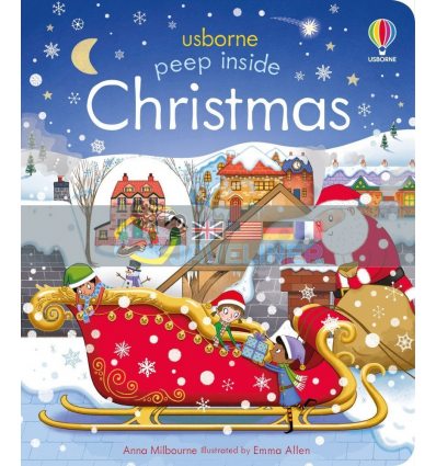 Peep inside Christmas Anna Milbourne Usborne 9781801310314