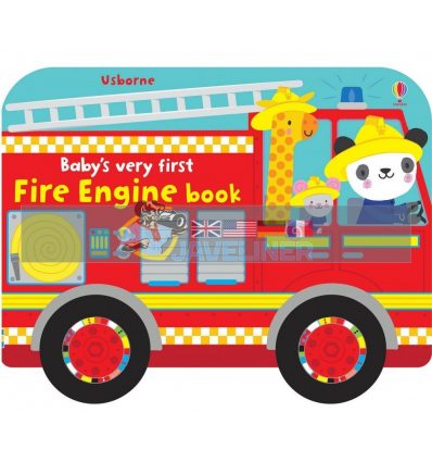 Baby's Very First Fire Engine Book Fiona Watt Usborne 9781474966634