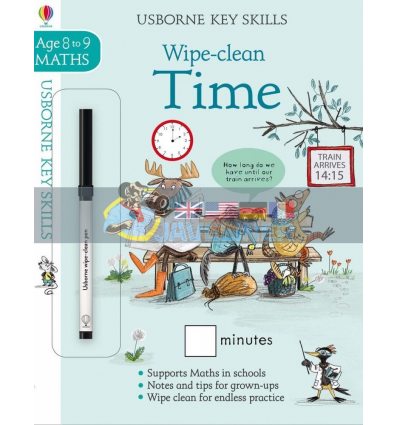Wipe-Clean Time (Age 7 to 8) Holly Bathie Usborne 9781474951081