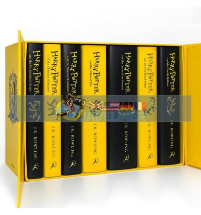 Harry Potter Hufflepuff House Editions Hardback Box Set J. K. Rowling Bloomsbury 9781526624567