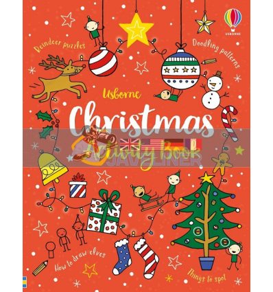 Christmas Activity Book Erica Harrison Usborne 9781474989060