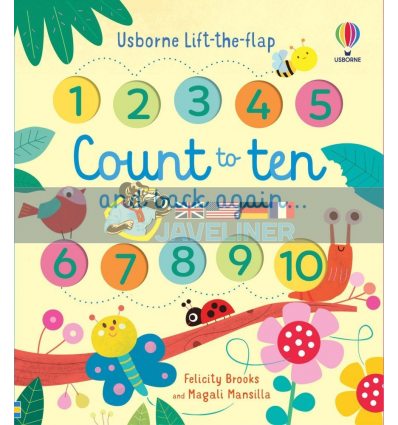 Lift-the-Flap Count to Ten and Back Again Felicity Brooks Usborne 9781474986762