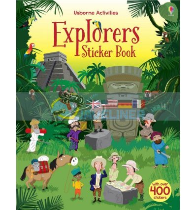 Explorers Sticker Book Fiona Watt Usborne 9781474921763