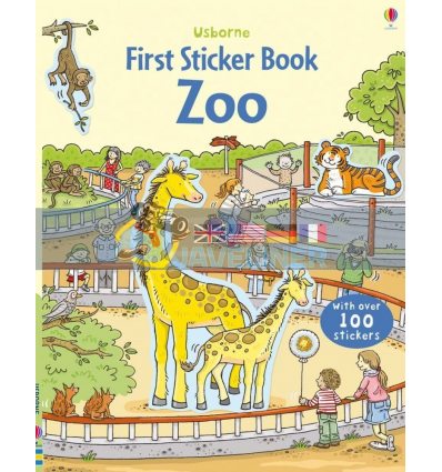 First Sticker Book: Zoo Sam Taplin Usborne 9781409523130