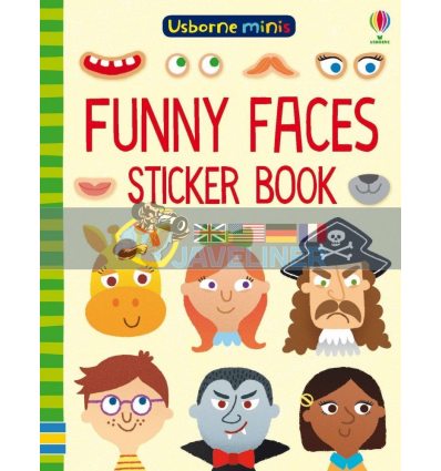 Funny Faces Sticker Book Carly Davies Usborne 9781474947664