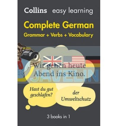 Collins Easy Learning: Complete German Grammar + Verbs + Vocabulary Collins 9780008141783