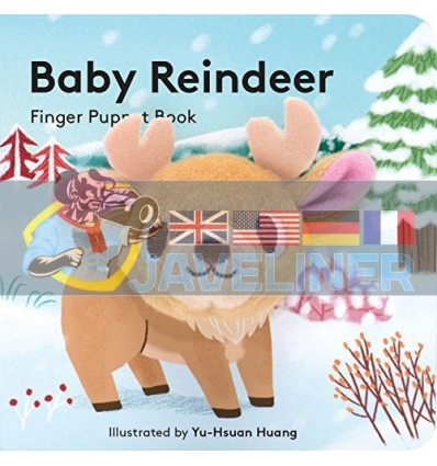 Baby Reindeer Finger Puppet Book Yu-Hsuan Huang Chronicle Books 9781452146614