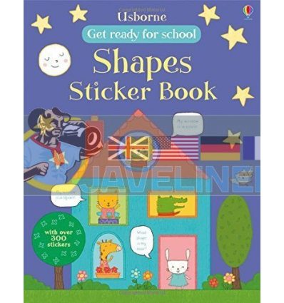 Get Ready for School: Shapes Sticker Book Hannah Wood Usborne 9781409582335
