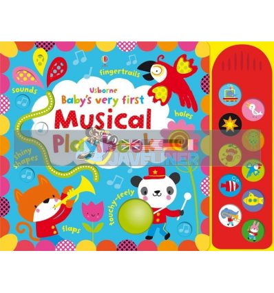 Baby's Very First Musical Playbook Fiona Watt Usborne 9781409581543