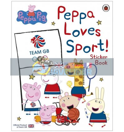 Peppa Loves Sport Sticker Book Ladybird 9780241412077