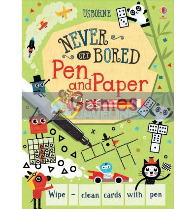 Never Get Bored Pen and Paper Games Emily Bone Usborne 9781474952804