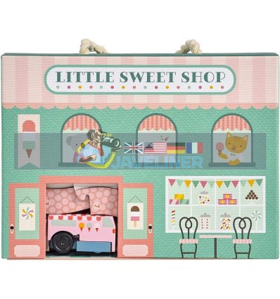 Little Sweet Shop Wind Up and Go Playset Petit Collage 5055923781838