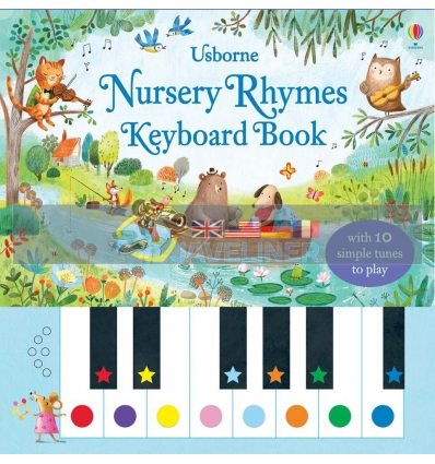 Nursery Rhymes Keyboard Book Ag Jatkowska Usborne 9781474967570
