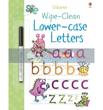 Wipe-Clean Lower-Case Letters Jessica Greenwell Usborne 9781409582618
