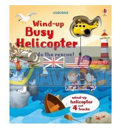Wind-up Busy Helicopter ...to the Rescue Fiona Watt Usborne 9781474942775