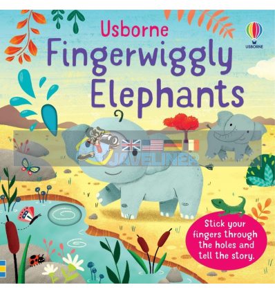 Fingerwiggly Elephants Elsa Martins Usborne 9781474986793