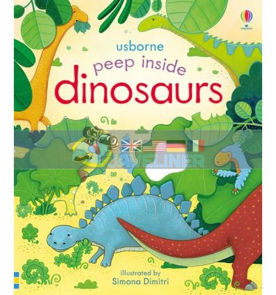 Peep inside Dinosaurs Anna Milbourne Usborne 9781409582038