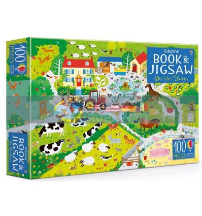 On the Farm Book and Jigsaw Gareth Lucas Usborne 9781474927918