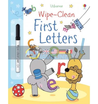 Wipe-Clean First Letters Felicity Brooks Usborne 9781409524502