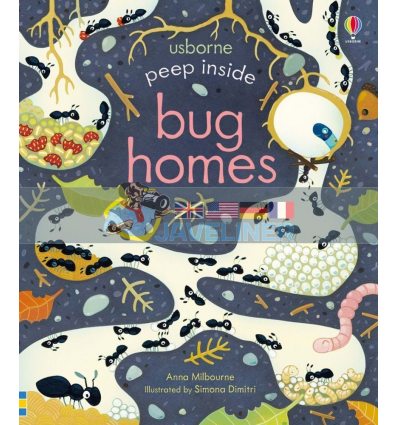 Peep inside Bug Homes Anna Milbourne Usborne 9781474950824