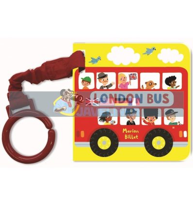 с креплением для коляски London Bus Buggy Buddy Marion Billet Campbell Books 9781529016581