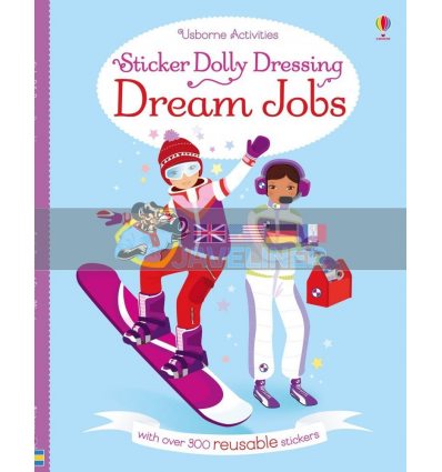 Sticker Dolly Dressing: Dream Jobs Fiona Watt Usborne 9781474926959