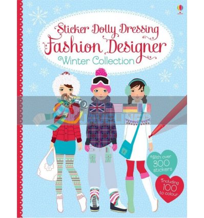 Sticker Dolly Dressing: Fashion Designer Winter Collection Fiona Watt Usborne 9781409570561