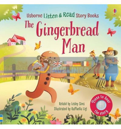 Listen and Read Story Books: The Gingerbread Man Lesley Sims Usborne 9781474969598